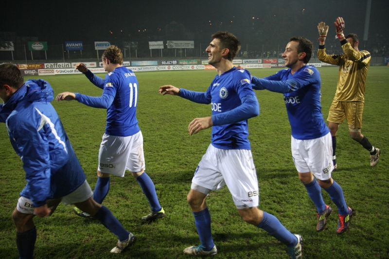 Nogometa&scaron;i Željezničara savladali su Sarajevo sa 1:0 u derbi susretu 13. kola Premijer lige BiH/ Foto: DEPO PORTAL