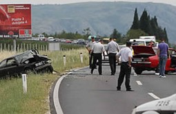 saobraćajna nesreća, ilustracija