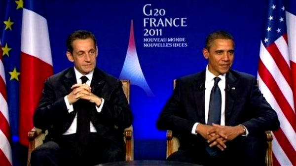 Barack Obama i Nicolas Sarkozy; foto: Reuters