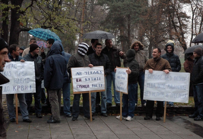 protesti ma&scaron;inovođa