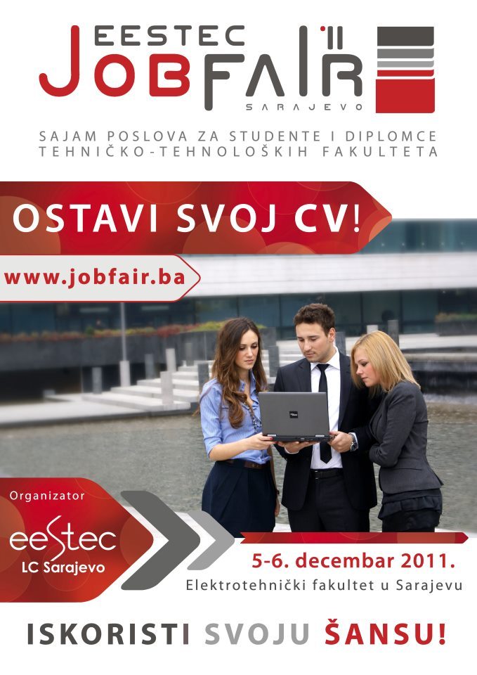 Sajam zapošljavanja za studente i diplomce tehničko-tehnoloških fakulteta 2 Sajam zapošljavanja za studente i diplomce tehničko-tehnoloških fakulteta 2
