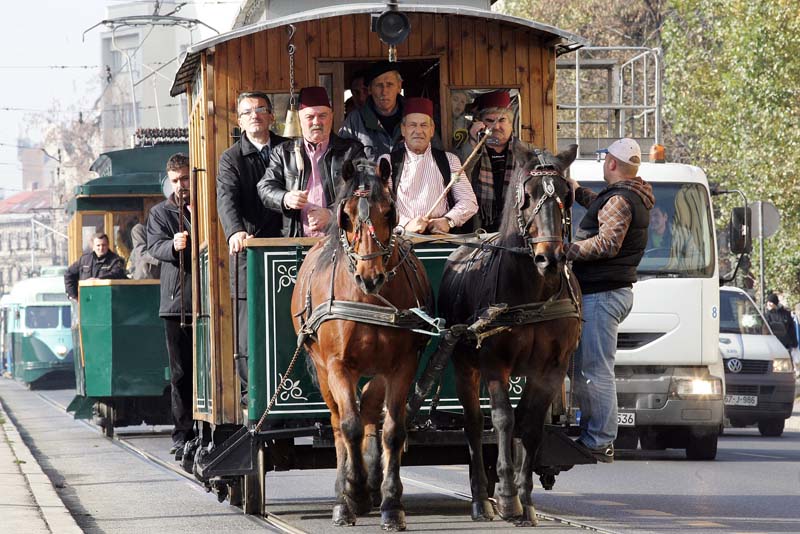 Tradicionalna vožnja tramvaja s konjskom vučom za godi&scaron;njicu GRAS-a/ Foto: DEPO PORTAL