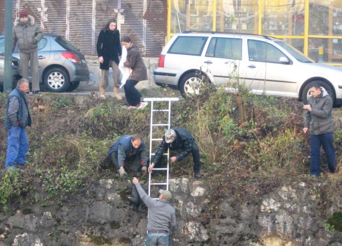 Spa&scaron;avanje &scaron;teneta iz Miljacke