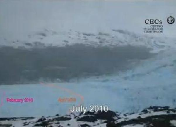 topljenje glečera u Patagoniji