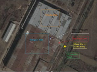 Izbjeglička hala u Potočarima 2009