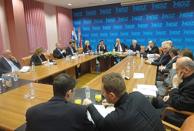 SJEDNICA PREDSJEDNI&Scaron;TVA I NACIONALNOG VIJEĆA HDZ-A BIH/ Foto: Bljesak.info