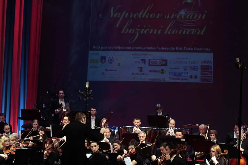 Napretkov svečani božični koncert održan je u srijedu navečer u Narodnom pozori&scaron;tu u Sarajevu/ Fotio: DEPO PORTAL