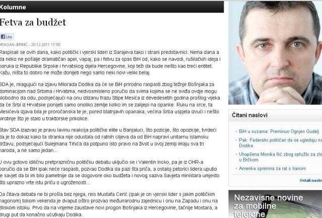 nezavisne novine_dragan jerinić