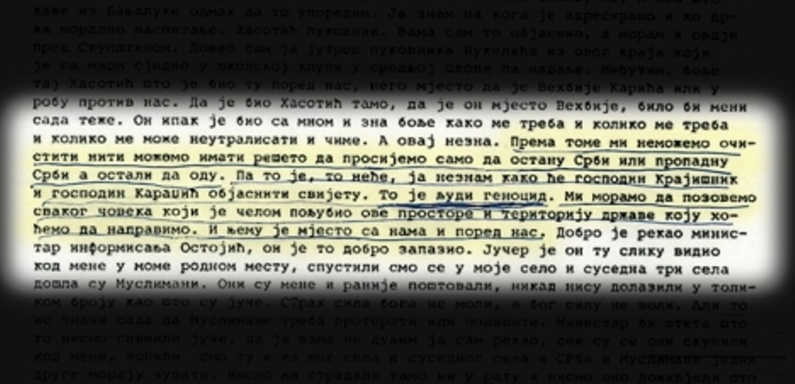 ratko mladic transkript