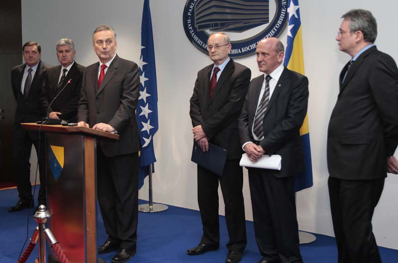 Na dana&scaron;njem sastanku stranačkih lidera &scaron;est vladajućih stranaka u BiH je postignut dogovor o formiranju Vijeća ministara/ Foto: DEPO PORTAL