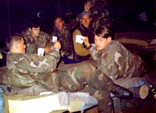 Vojnik tokom ratu u Sarajevu