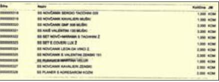 faksimil jedne od narudžbenica