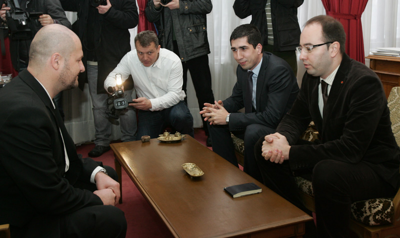 Salmir Kaplan i Damir Masic u Posjeti Zemaljskom Muzeju