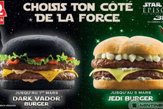 Dark Vador burger poznat i kao Darth Vader 