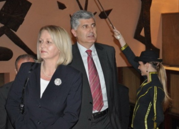 Dragan Čović i Borjana Kri&scaron;to