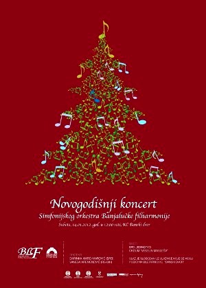 Plakat za koncert filharmonije