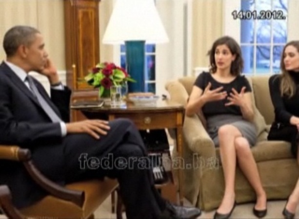 Zana Marjanović kod Baracka Obame