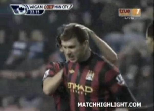 Edin Džeko dao gol protiv Wigana