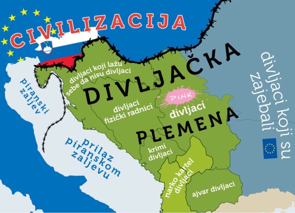 smije&scaron;na karta Jugoslavije