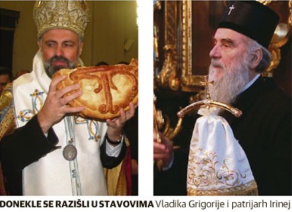 vladika Grigorije i patrijarh Irinej