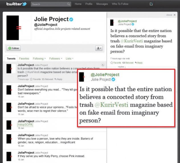 poruka Angeline Jolie