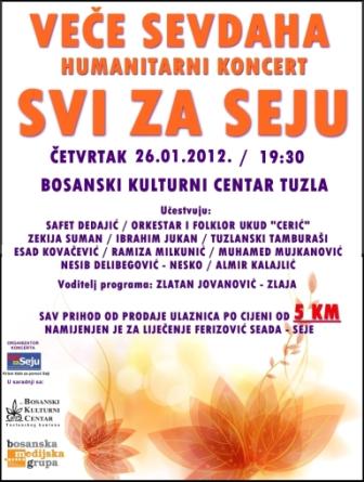 plakat svi za seju koncert