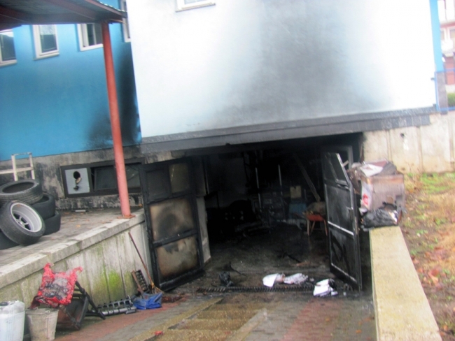 Gorjela benzinska pumpa