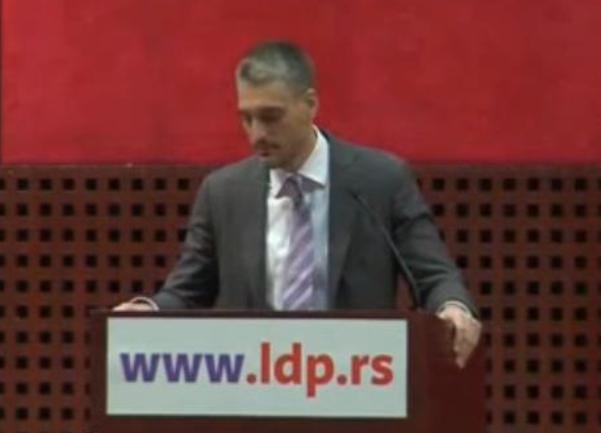 Čedomir Jovanović, foto: YouTube printscreen