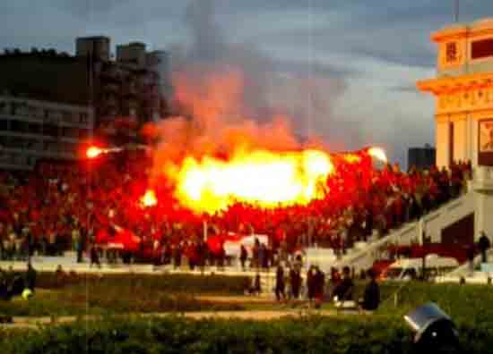 guatemala stadion neredi
