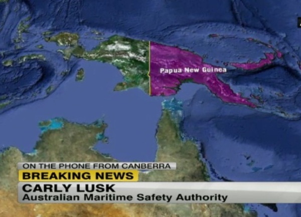 Nova Gvineja potonuće trajekta