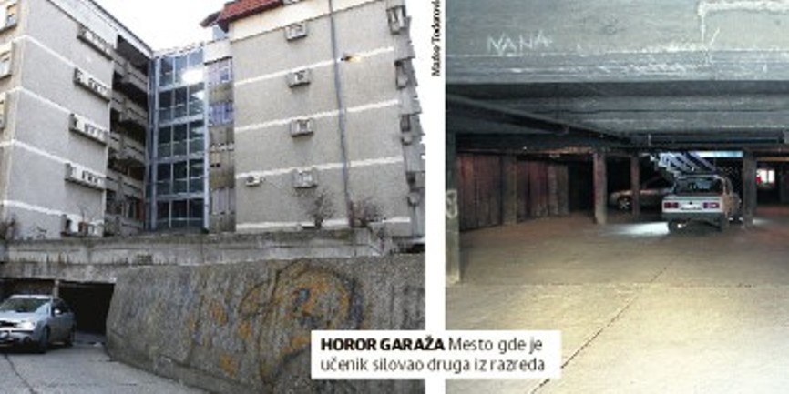 garaža u kojoj je silovan učenik