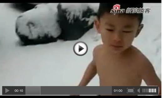 Golog dječaka izveli na minus 13 da se čeliči