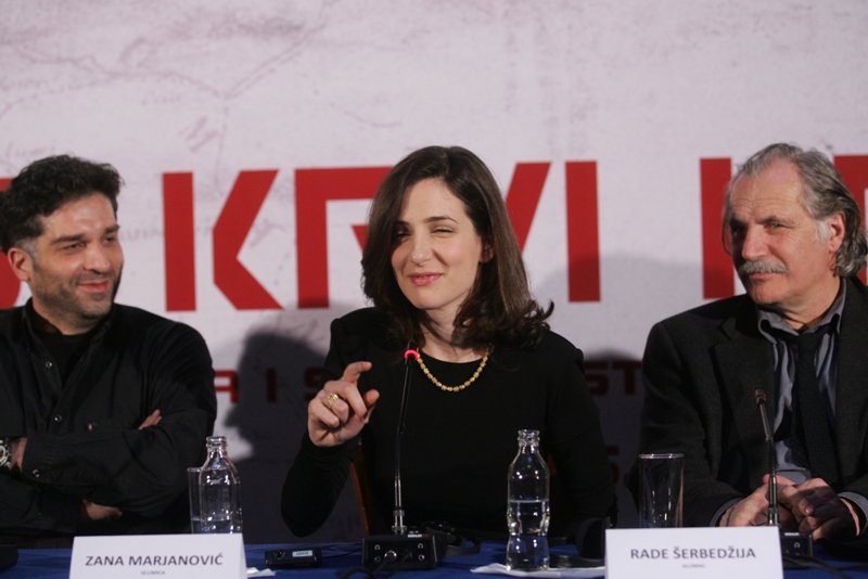 Ekipa filma Angeline Jolie na konferenciji za novinare u Sarajevu/ Foto: DEPO PORTAL