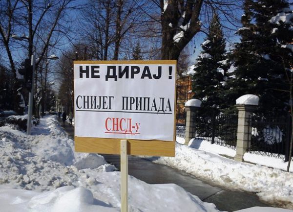 Banjaluka - snijeg pripada SNSD-u