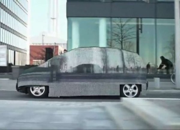 nevidljivi automobil - Mercedes