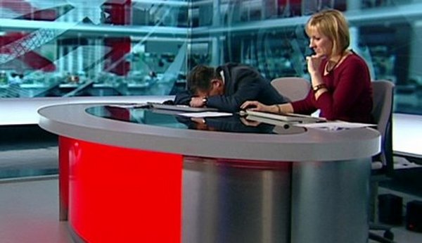 Voditelj BBC-a zaspao usred jutarnjeg programa