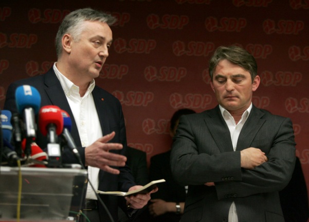 Zlatko Lagumdžija i Željko Kom&scaron;ić/ Foto: DEPO PORTAL