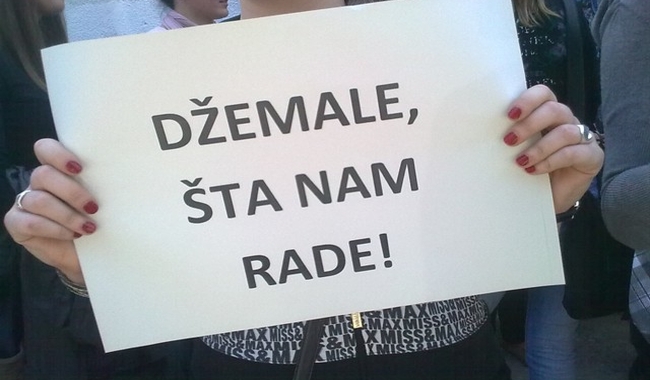 Protest studenata u Mostaru 