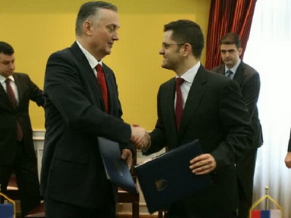 Zlatko Lagumdžija i Vuk Jeremić