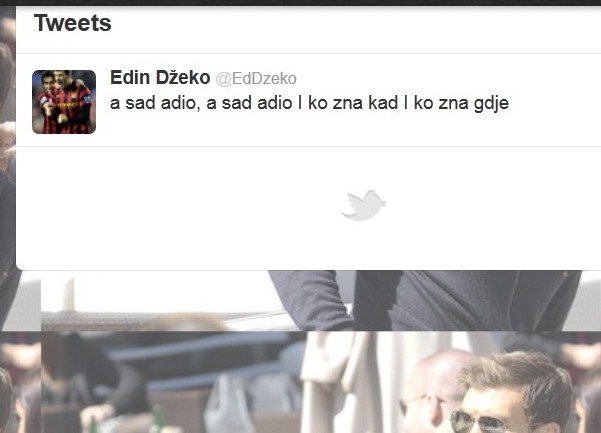 edin dzeko twiter