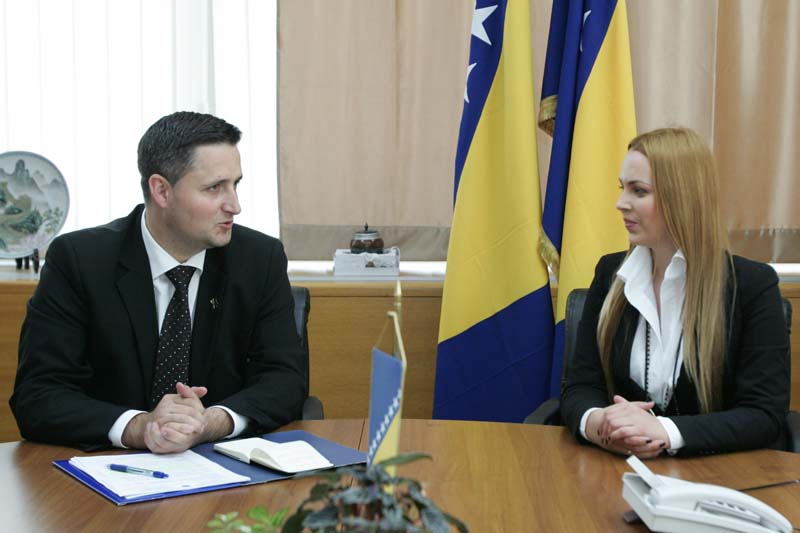 Denis Bećirović i Maya Sar/ Foto: DEPO PORTAL