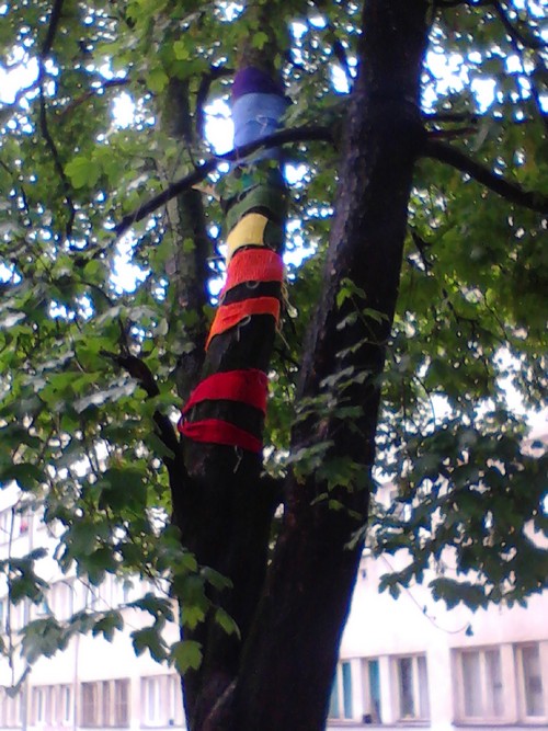Yarn bombing oKvir2