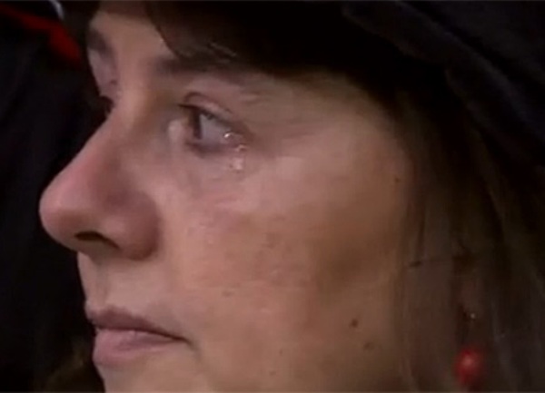 njemačka navijačica plače