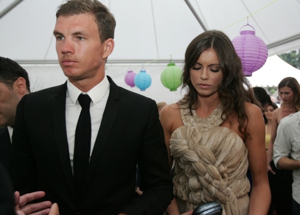 Amra Silajdžić i Edin Džeko/ Foto: DEPO PORTAL