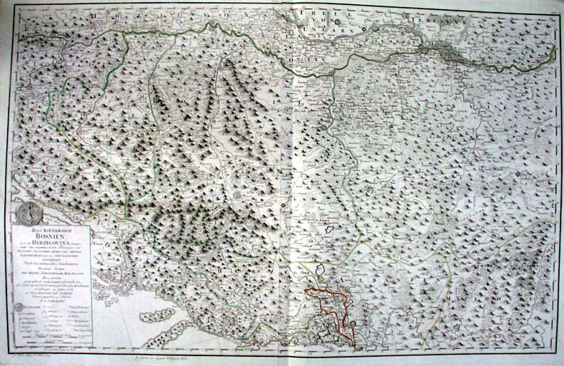 Karta BiH Maximilliana Schimeka