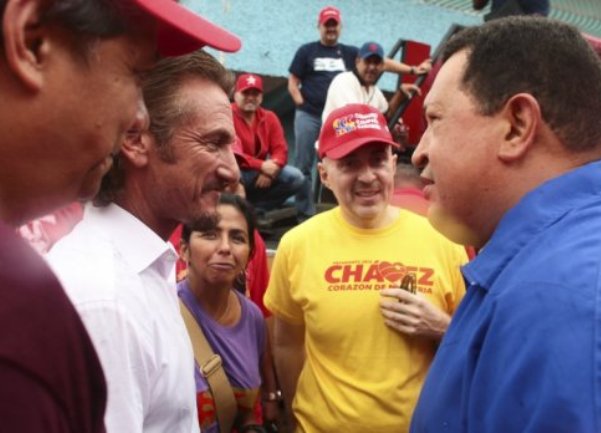 Hugo Chavez i Sean Penn