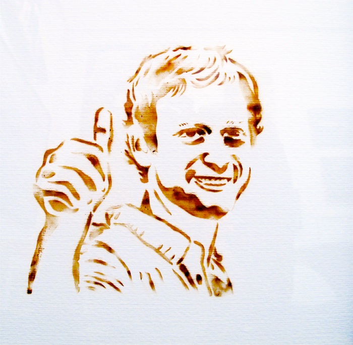 Fernando de la Rocque slika dimom kanabisa