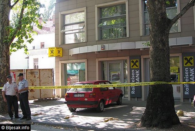 pljačka Raiffeisen banke u Mostaru