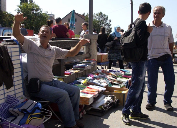 Ulični prodavači na Drveniji