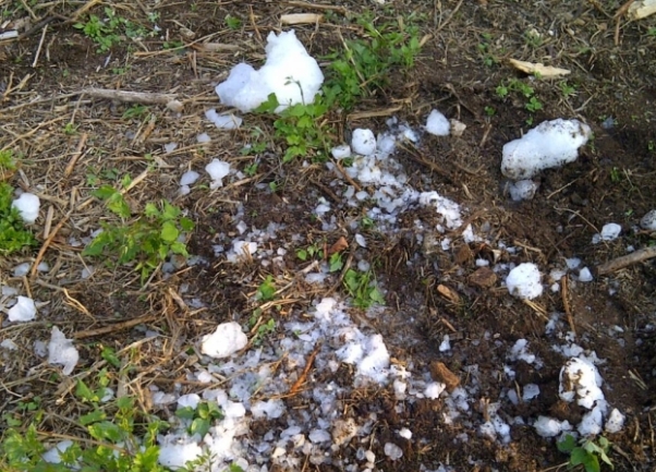 gromada leda pala na Istru